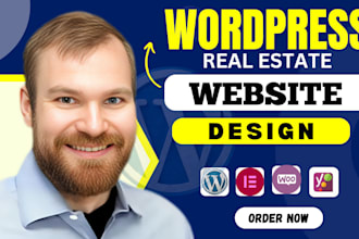 build real estate wordpress websites with bluehost hostinger using elementor pro