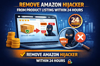 remove amazon hijacker from product listing within 24 hours
