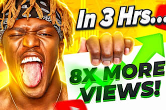 create attractive and amazing youtube thumbnail design