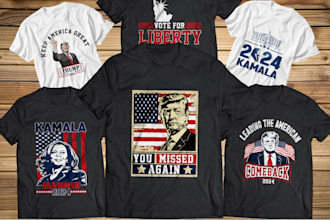 create custom political  t shirts design