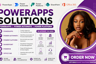 develop powerapps, power automate, power platform solutions
