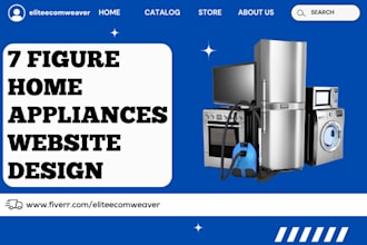 design home appliance website home accessories shopify store home gadget store