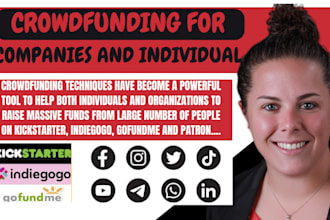 do crowdfunding campaign creation promote  kickstarter gofundme equity campaign