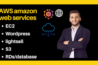 setup AWS azure ec2,s3,cognito, rds database fix AWS bugs