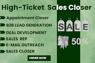 be your sales representative  email outreach sales closer