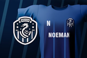 design a football logo, soccer, basketball, or any sport