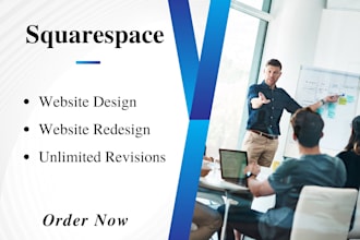 design or build responsive business squarespace website development