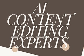 edit and humanize ai generated content