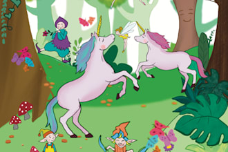 illustrate kids illustration children book children story book illustration