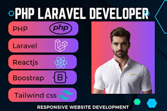 php laravel and develop php laravel website