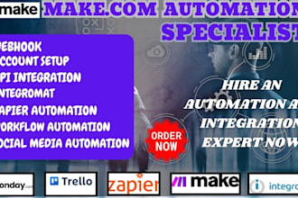setup make com automation make com workflow zapier integromat vapi airtable