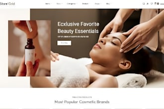 cosmetics shopify store beauty product shopify store, beauty store