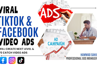 create run and manage high converting tiktok and facebook ads