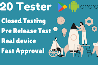 get 20 testers for google playstore andriod device app tester website testing