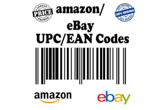 create barcode for amazon,ebay,shopify or any online stores