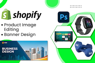 shopify product image editing and design shopify banner