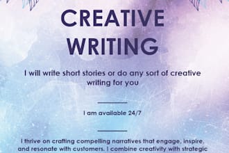 do creative writing for you