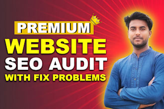 full website audit report and fix technical SEO problems