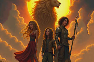draw professional fantasy character design illustrations