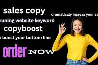 sale copy writer boost conersione