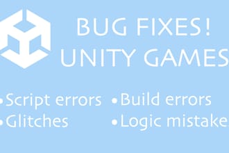 fix bugs for your unity game
