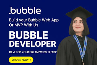 develop bubble website bubble mobile app bubble mvp