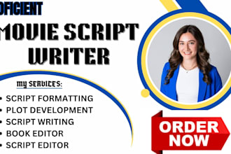 do movie script writing  screenplay writer scriptwriting feature film script