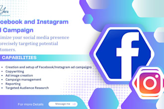 be your facebook and instagram ad campaign manager
