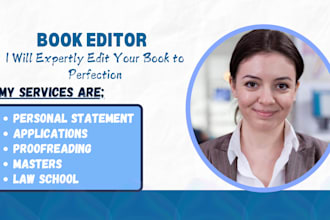 edit and proofread your personal statement for masters, law school, applications