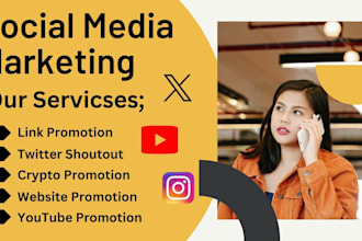 promote twitter shoutout and website shoutout