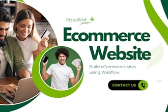 develop custom ecommerce website in webflow