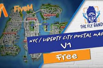 build nyc or los fivem map custom mlos, scripts, fivem server dev, fivem ped