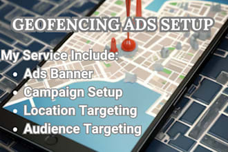 geofencing ads, cbd promotion, facebook and google campaign setup, retargeting