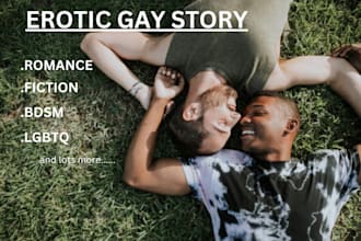 write rewrite and ghostwrite your gay story lgbtq story romantic kinky gay story