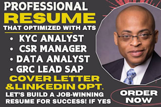 write a 24hour grc analyst, data analyst, cybersecurity, IT, and sales role