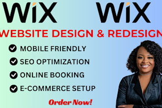 design or redesign wix ecommerce website wix business website design wix expert