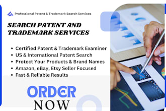 conduct patent searches, write applications, and file claims
