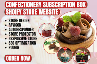 design candy nectar confectionery items gummy subscription box shopify store