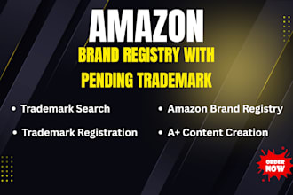 do amazon brand registry and trademark registration in 7 days