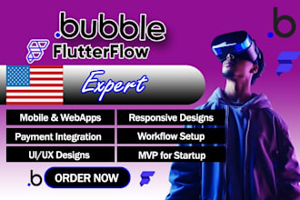 build mobile app, web app with bubble io, bubble website, bubble app developer