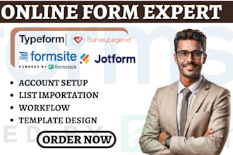 setup formsite online form typeform poll jotform automation fillable PDF form