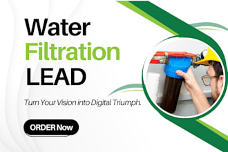 generate water filtration leads water heater installation repair leads in USA