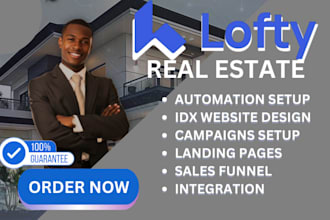 setup lofty crm kvcore website kvcore campaigns chime rei