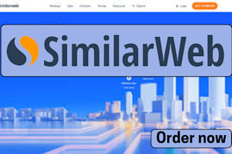 provide an SEO report and website analysis using similarweb semrush and ahref