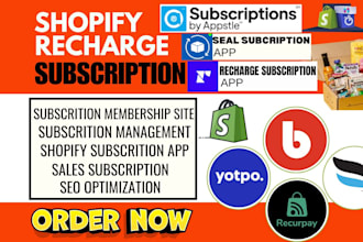 setup bold recharge appstle paywhirl seal cratejoy shopify subscription app web