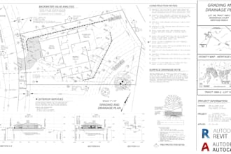 draw 2d site plan, landscape plan, site plan, architect landscape plan design