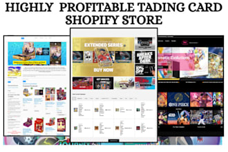 design trading card shopify gaming sport card store pokemon trading card website