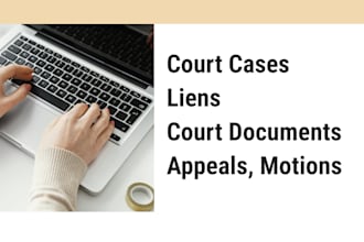 draft court pleadings motion lawsuit complaint petition appeal answer, nda lien