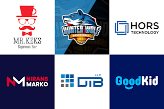 create your custom modern business logo design