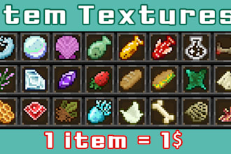 create pixel items, icons for your game, 16x16